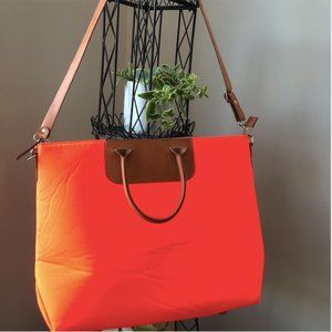 HOST PICK: Graf & Lantz Orange Wool Crossbody Bag